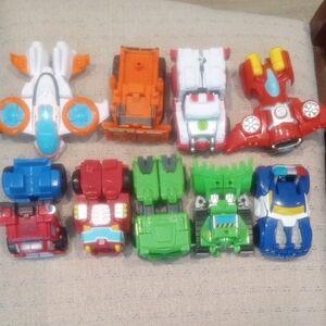Colorful Kids Toy Transformers Vehicle Set